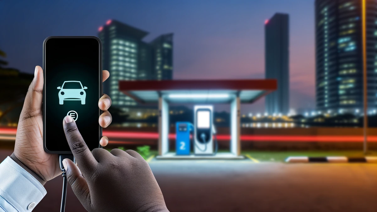 Smartphone app for EV charging payment at Malaysian charging station