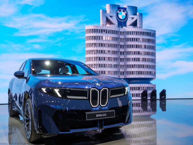 BMW iX3 Neue Klasse electric SUV at IAA Summit 2025 Munich