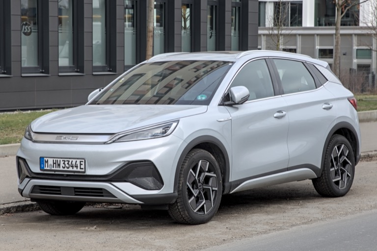 BYD Atto 3 electric SUV front exterior view
