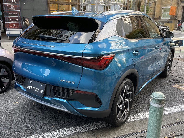 BYD Atto 3 rear view 2022