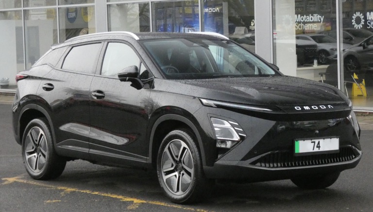 Chery Omoda E5 front exterior view for comparison with Smart #1