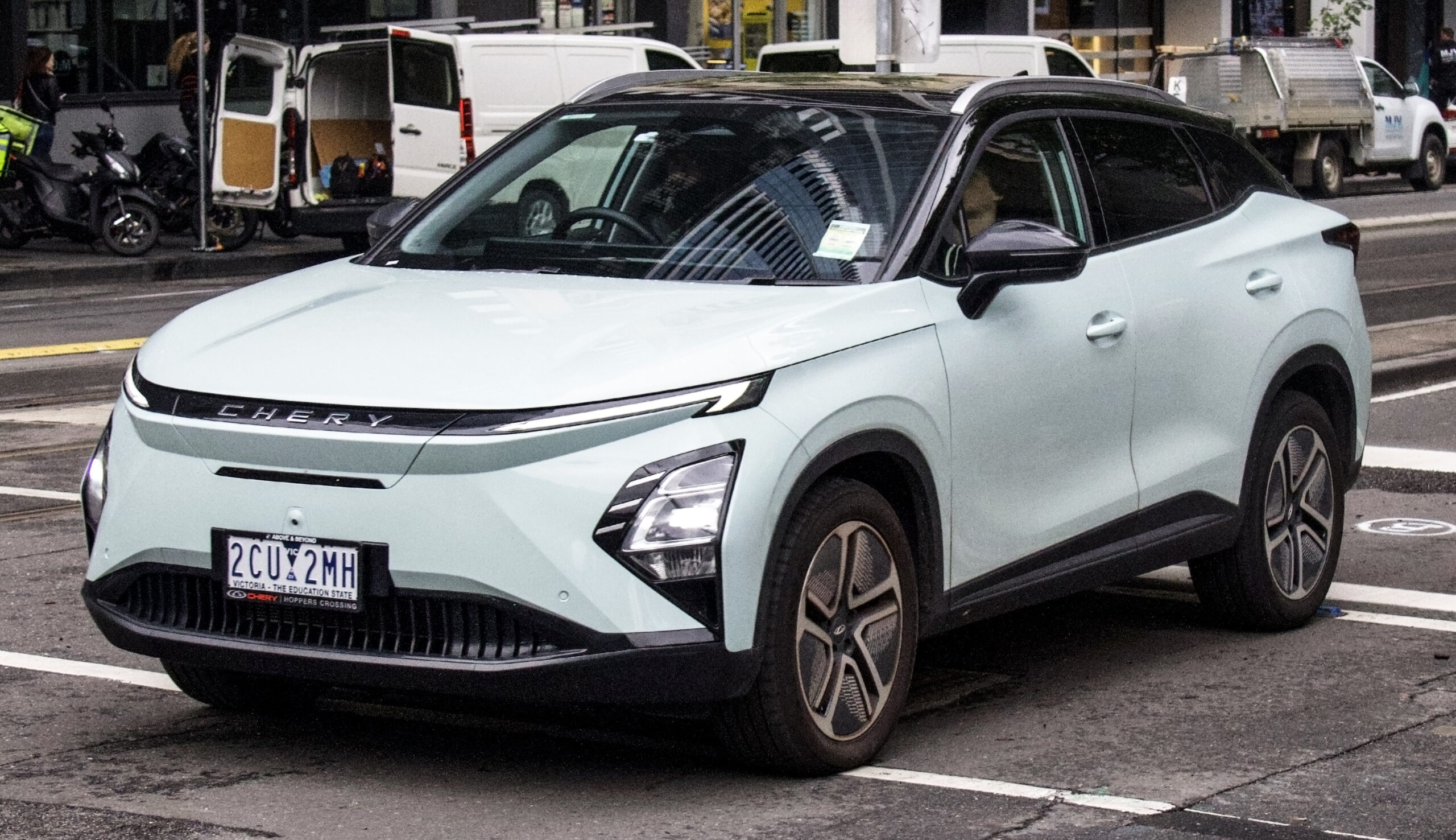 Chery Omoda E5 front view electric SUV Malaysia 2026