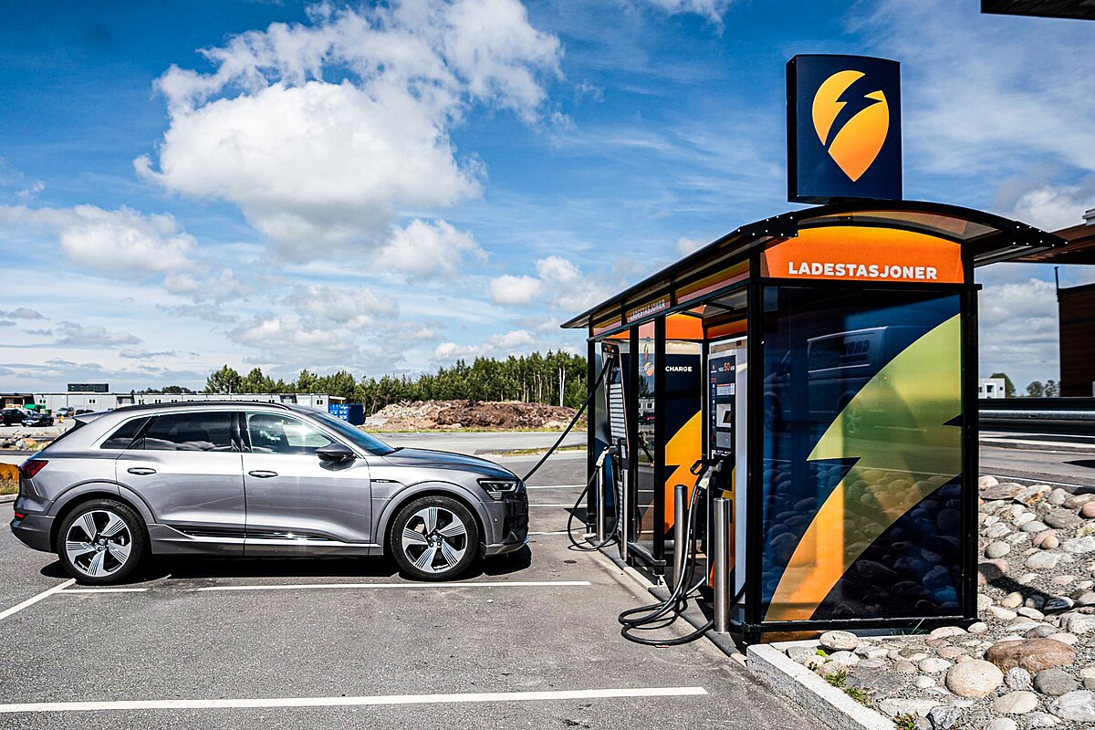 Professional DC fast charging station showing modern EV charger infrastructure Malaysia