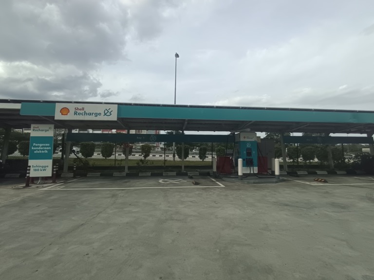 Shell Recharge EV charging station Puchong Malaysia 2026