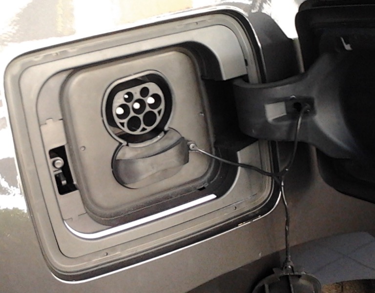 EV Type 2 charging port — regular AC charging helps maintain battery health for longer lifespan