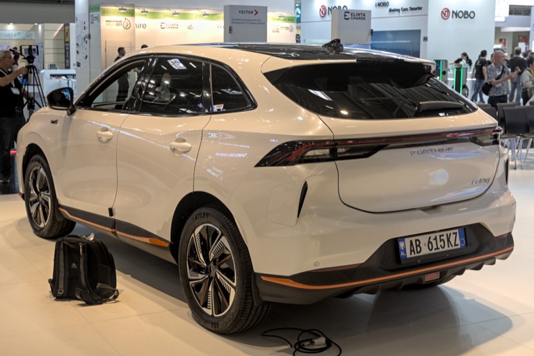 Forthing Friday EV electric pickup truck at IAA 2023