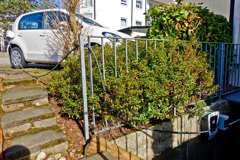 Home EV wallbox charger installation — AC home charging at 7 kW is gentlest on EV battery longevity