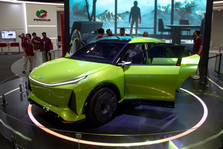 Perodua eMO-II Concept at KLIMS 2024 Kuala Lumpur — preview of Perodua QV-E