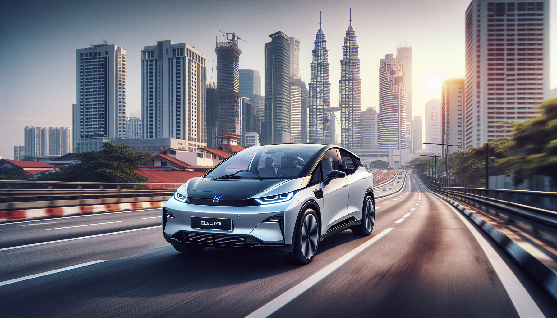 Proton eMas 5 review Malaysia 2026 front exterior shot