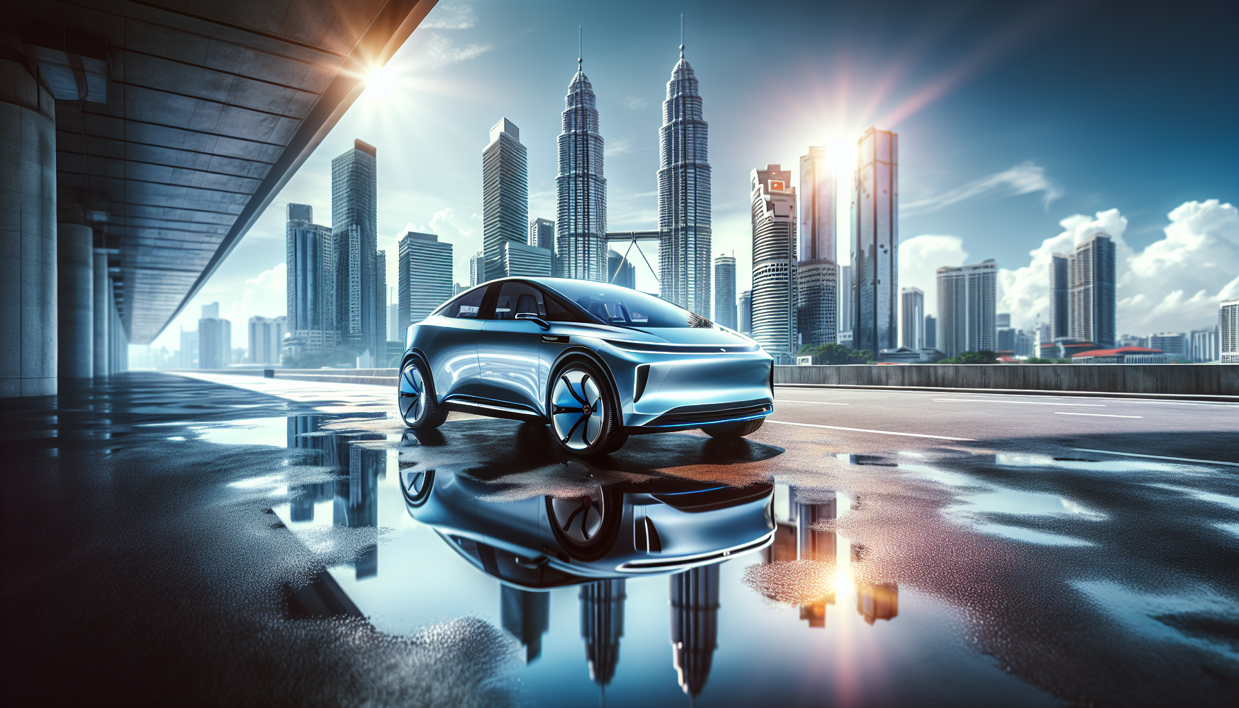 Proton eMas 5 review Malaysia 2026 front three-quarter view