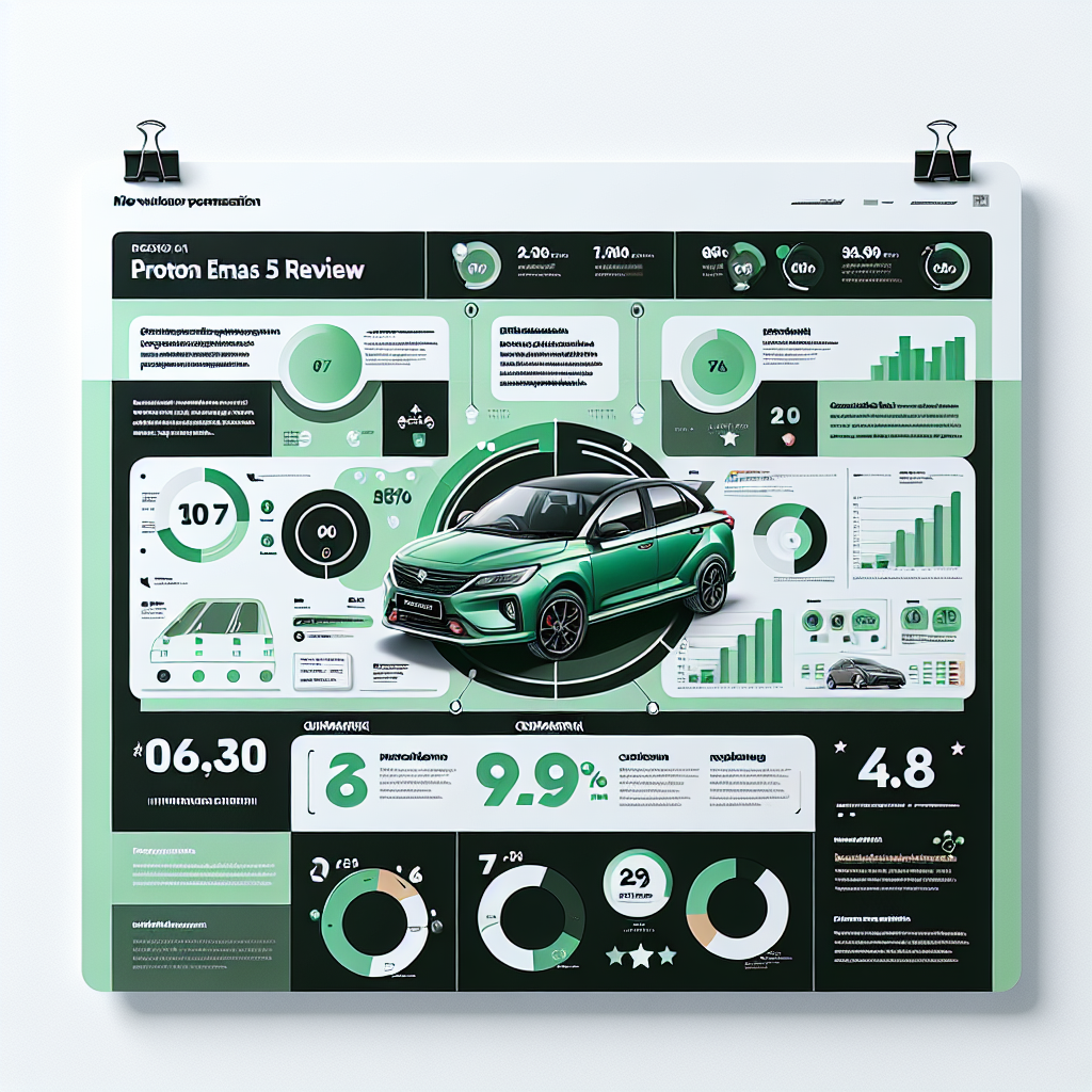 Proton eMas 5 interior dashboard and infotainment system Malaysia