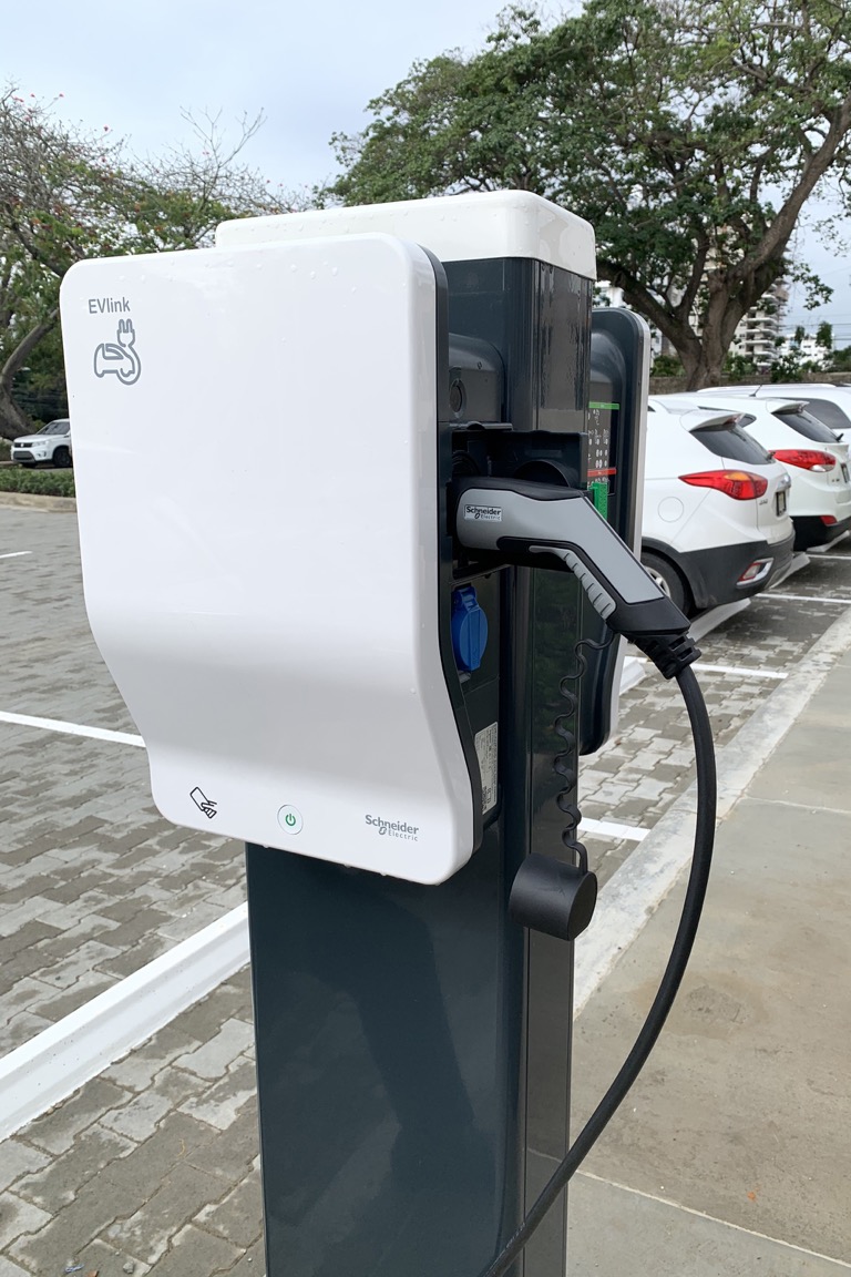 Schneider Electric EVlink smart wallbox — reliable option for condo EV charging