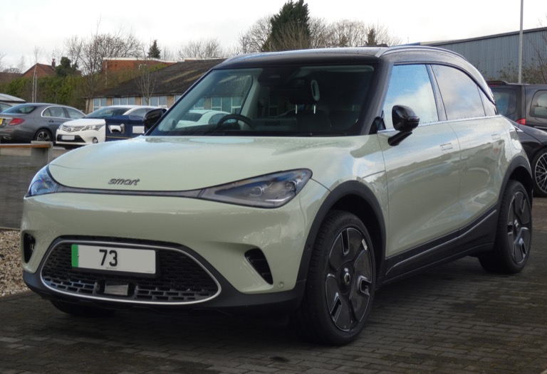 Smart #1 Premium front view in Future Green colour Malaysia 2026