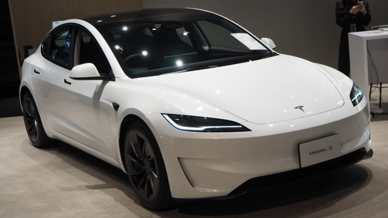 Tesla Model 3 Highland Performance front exterior view 2024