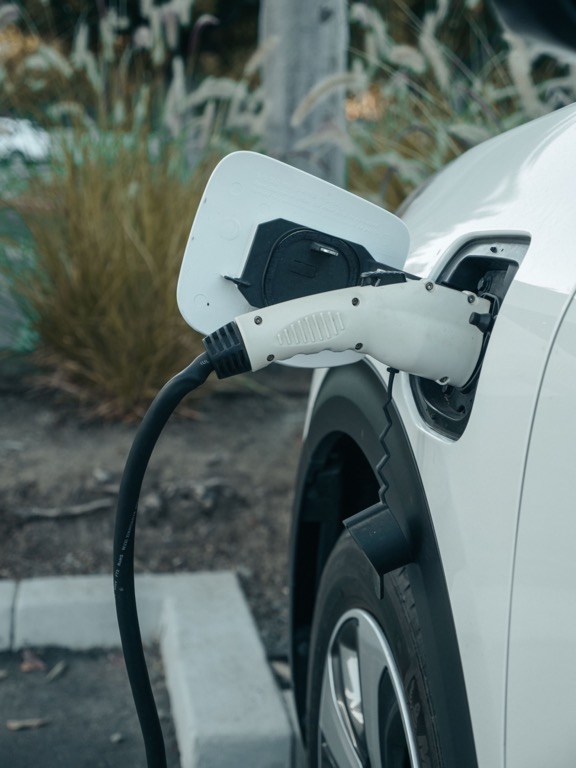 Electric vehicle charging at a DC fast charging station in Malaysia