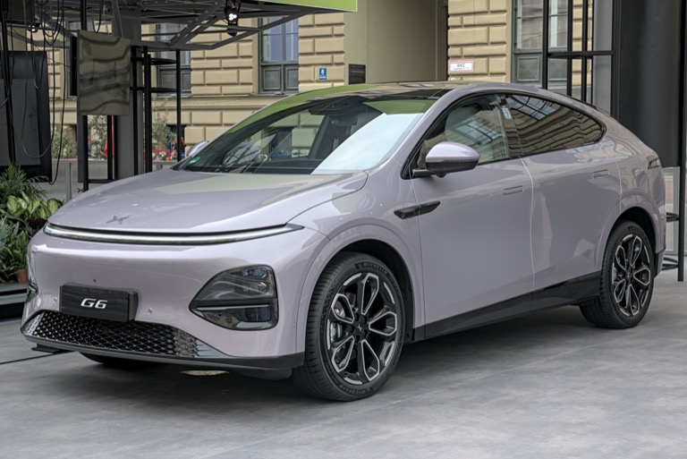 XPENG G6 2025 electric SUV exterior at IAA Mobility Frankfurt auto show